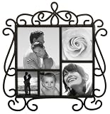 Review Malden 3015-50 / Veranda Scroll 5 Opening Picture Frame Collage Black Iron