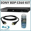 Sony BDP-S360 1080p Blu-ray Disc Player + Accessory Kit