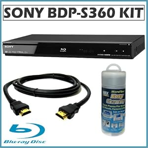 Sony BDP-S360 1080p Blu-ray Disc Player + Accessory Kit