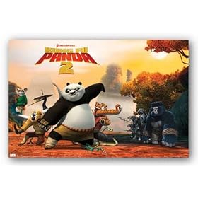 Kung Fu Panda 2 - Group Art Print Poster
