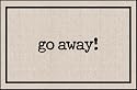 Go Away Doormat