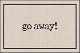 Go Away Doormat