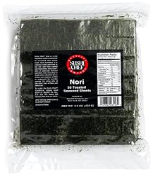 Sushi Chef Nori, 50-Count, 4.5-Ounce Toasted Seaweed Sheets