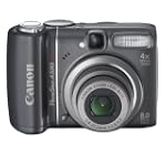518qVmlYBbL. SL160 SS150  #10: Canon PowerShot A590IS 8MP Digital Camera with 4x Optical Image Stabilized Zoom