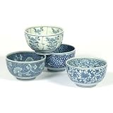 JapaneseSometsukeBowlSetincludes4Bowls