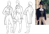 1795-1820 Men's Tailcoat Pattern
