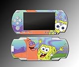 Spongebob Patrick Nick Kids game Decal Cover SKIN #3 for Sony PSP 1000 Play ....