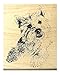 P4 Westy Dog Rubber Stamp