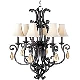 IMAGE OF Richmond 6-Light Chandelier with Crystals & Shades