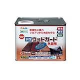 アサヒペン 水性ウッドガード外部用 ライトオーク 7L