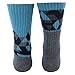 adidas Men's Energy Camo 2-Pack Crew Socks, Onix-Light Onix Marl/Bright Cyan/Collegiate Navy, Large