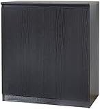 Tvilum Scottsdale Sideboard with 2 Doors, Black and Woodgrain