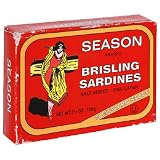 Seasons Brisling Sardines In Mustard, 3.75-Ounces (Pack of 12)