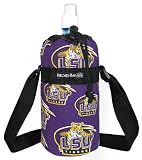 LSU Tigers Water Bottle Holder LSU Sport Bottles - GIFT IDEA for Fitness Golf Golfers Soccer Workout Gifts and Gift Ideas For Him Her Athletes Man Men, Women, Ladies Alumni Runners Joggers