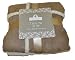 Microfiber Patch Throw 50" X 60" Color Mocha