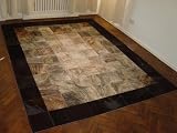 Cowhide Patchwork Rug