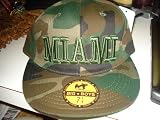 518qwpDhTaL. SL160  MIAMI 305 EMBROIDERED CAMO CAMOFLAUGE FITTED CAP SIZE: 7 1/4 100% COTTON