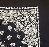 4349 Black Trainmen Jumbo Bandana 27 x 27