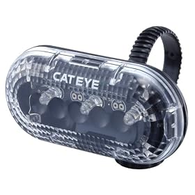Cateye TL-LD130 LED Bicycle Tail and Safety Light (White)