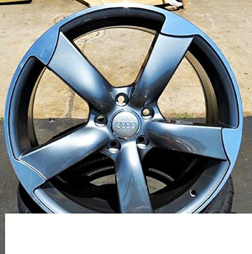 18" AUDI A4 A5 A6 S4 S5 S6 S LINE Wheels 5X112 Gunmetal Machined w Tires