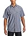 Key Industries Men's Short Sleeve Western snap pre-Washed Chambray Shirt Big/Tall