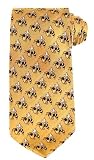 Georgia Tech Tie - Georgia Tech Gold Necktie with Yellow Jacket Logo