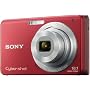 Sony Cyber-shot DSCW180 Digital Camera - Red (10 MP 3x Optical Zoom) 2.7 inch LCD