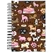 Dogs Glitter Jumbo Journal - Brown