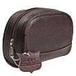 Deluxe Leather Small Toiletry Bag (Dopp Kit) from Parker Safety Razor