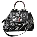 Gucci Black Laminated Handbag 190256BK