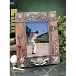 Classic Golf Leather Look Vertical Picture Frame