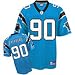 Men`s Carolina Panthers #90 Julius Peppers Alternate Replica Jersey