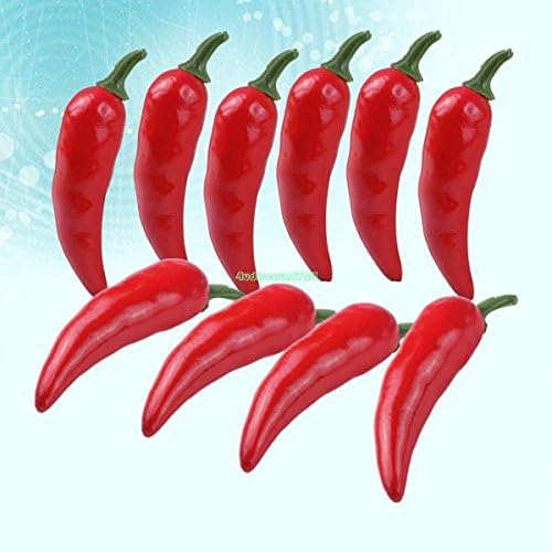 Fruit Vegetable Artificial Faux Fake Prop Staging Theater Bell Peppers Tomatoes Style Choice 1:10pcs Mini Chilis #22