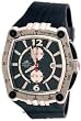 Adee Kaye Men's Octagon Chronograph Watch with Resisn Band Model AK-4009-M1
