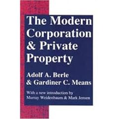 The Modern Corporation and Private Property