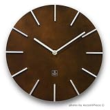 Product details for Wood & metal round wall clock with Aluminum hands