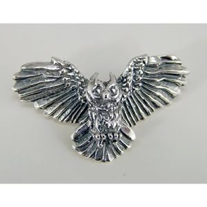 Sterling Silver Owl in Flight