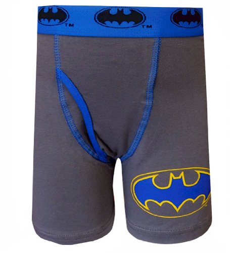 DC Comics Batman Gray Logo Boxer Briefs for Little Boys