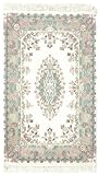 111 x 31 Handmade Knotted Persian Kashan New Area Rug From India - 49756