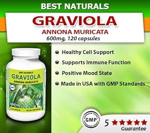 Best Naturals, Graviola, Annona Muricata, 600 mg, 120 Capsules