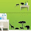 AFRICA SCENERY DECOR MURAL WALL PAPER STICKER