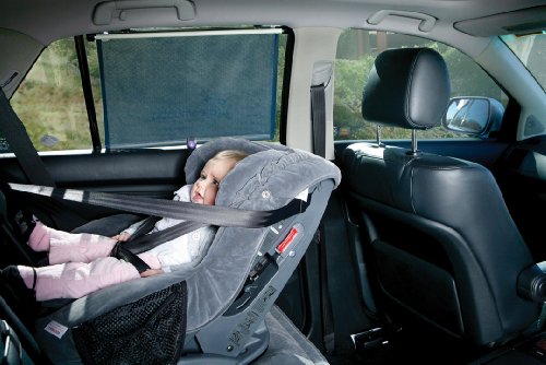 Imagen 2 de Dreambaby - Cortinillas enrollables para lunas de coche (2 unidades), color negro