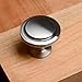 1-1/4 in. Satin Nickel Round Cabinet Knob 25-Pack