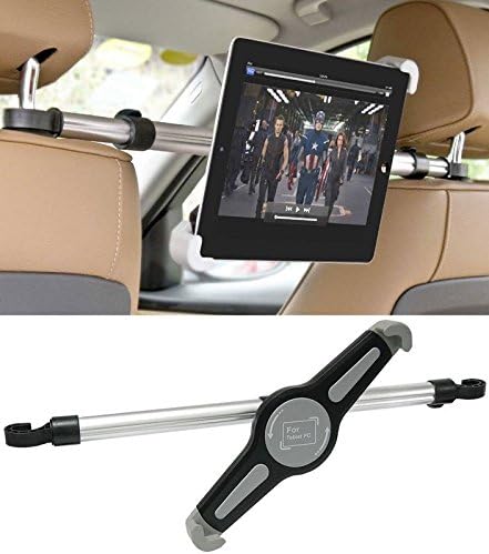 Universal 360° Degree Rotating Tablet Car Headrest Grip Mount (HRM3) for iPad, Galaxy, &amp; all Tablets up to 11" (New 2016 Version)