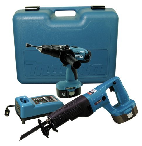 Makita DK1820D 18-Volt NiMH Cordless 2-Tool Combo Kit