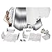 METALUX ECS-232-W-UNV-EB81PLUS-U T8 Strip Fixture Retrofit,2 Lamp,4Ft,