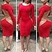 Women's Sexy Hollow out Backless Irregular Bandage Dress Night Club Party Dresses