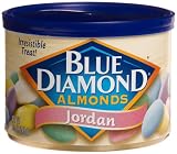 Blue Diamond Almonds Jordan Almonds, 8.5-Ounce Tins (Pack of 12)