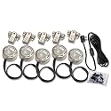 20W Halogen Line Voltage Accent Light Kit, 5/pack, Nickel
