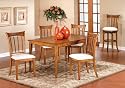 Glenmary/Bayberry 5-Piece Dining Set with Four Wicker Furniture Chairs - Hillsdale